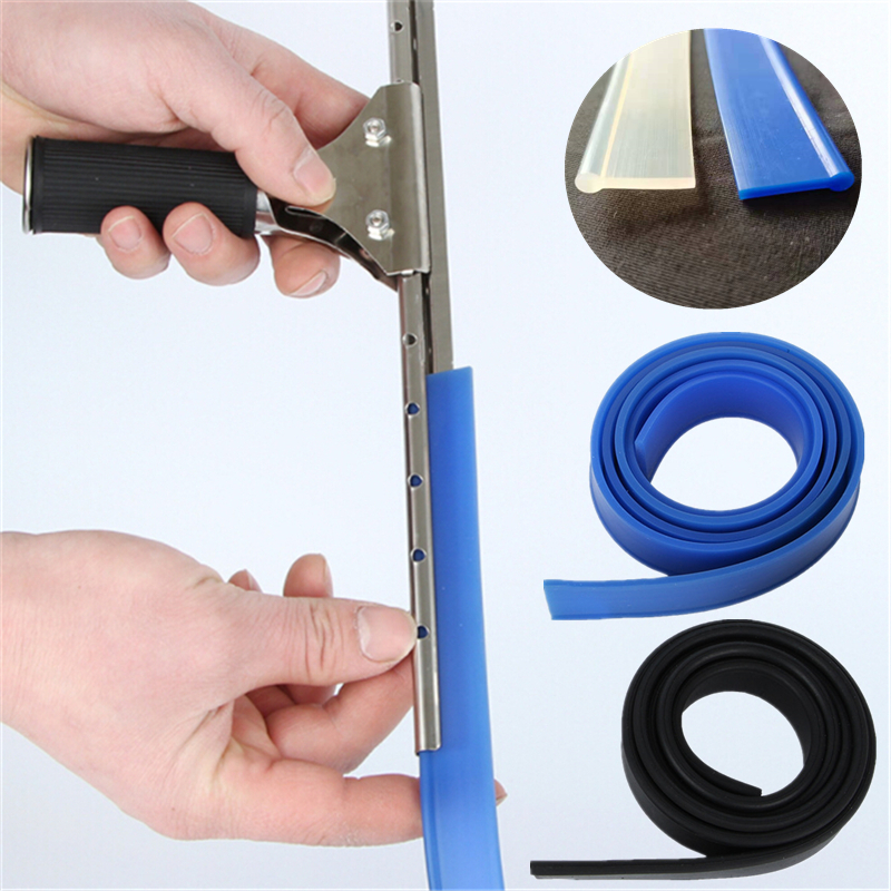 Window Squeegee Refills, Replacement Squeegee Rubber, Window Cleaning Tool blue