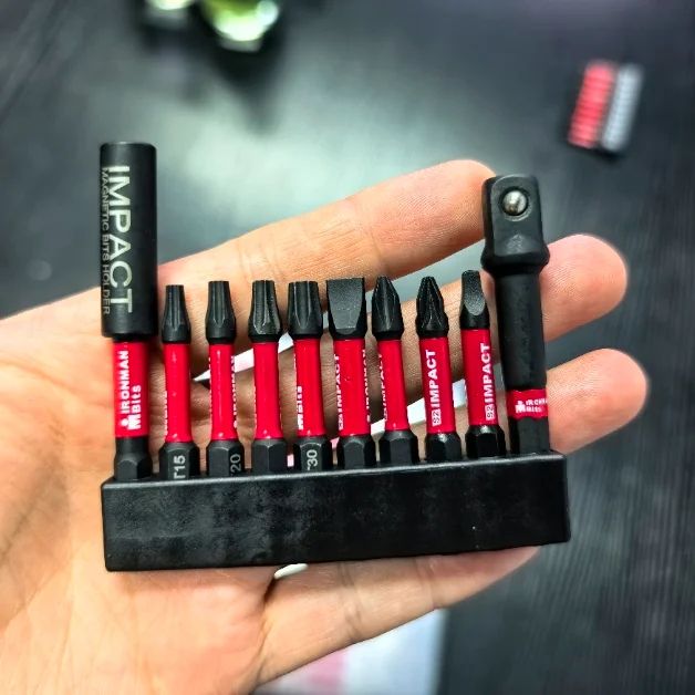 2 Inch Mixed Impact Power Driver Bit Set With Organizer 10pcs