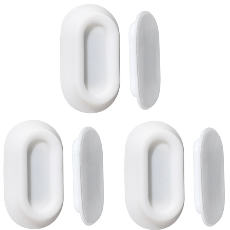 Magnetic Wall Mount Remote Control Holder For TV & Air Conditioner Self Adhesive Organizer For Household Remotes black