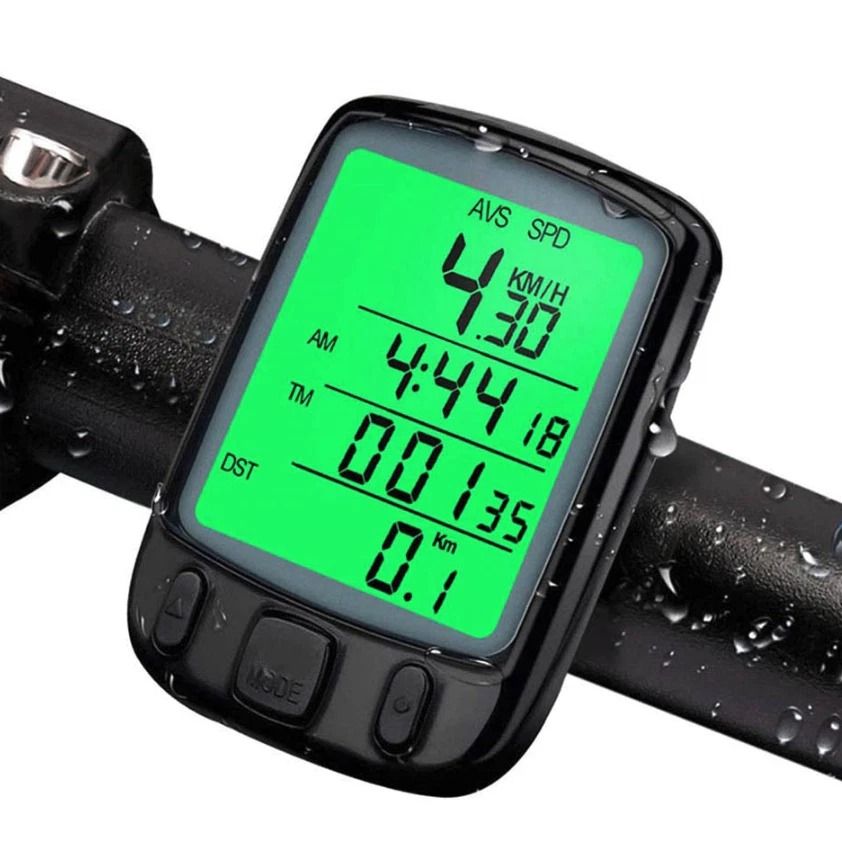 Wireless Bike Speedometer Waterproof Cycling Computer With LCD Display And Odometer wireless