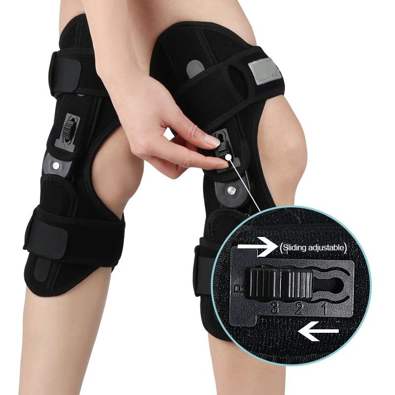 Adjustable Exoskeleton Walking Aid Knee Rehabilitation Brace For Seniors, Leg Joint Training Support right Knee medium
