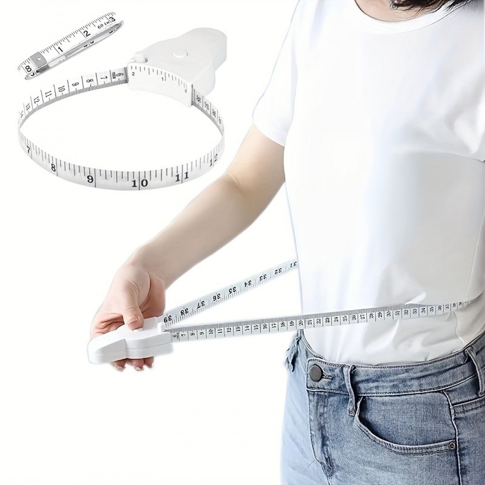 Portable Automatic Telescopic Tape Measure Sewing Tailor Ruler For Waist Chest Legs Circumference green