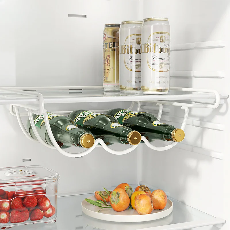 Beer Bottle Fridge Organizer, Creative Home Furnishing Accessories, Wine Display Shelf Holder, Hook Refrigerator Storage Beer Bottle Fridge Organizer, Creative Home Furnishing Accessories, Wine Display Shelf Holder, Hook Refrigerator Storage