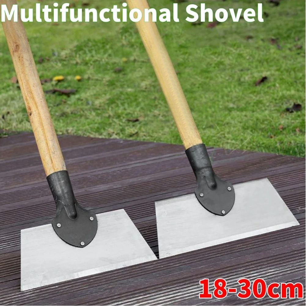 Multifunctional Manganese Steel Garden Shovel Professional Flat Shovel For Deicing, Weeding & Farm Maintenance 25 Cm