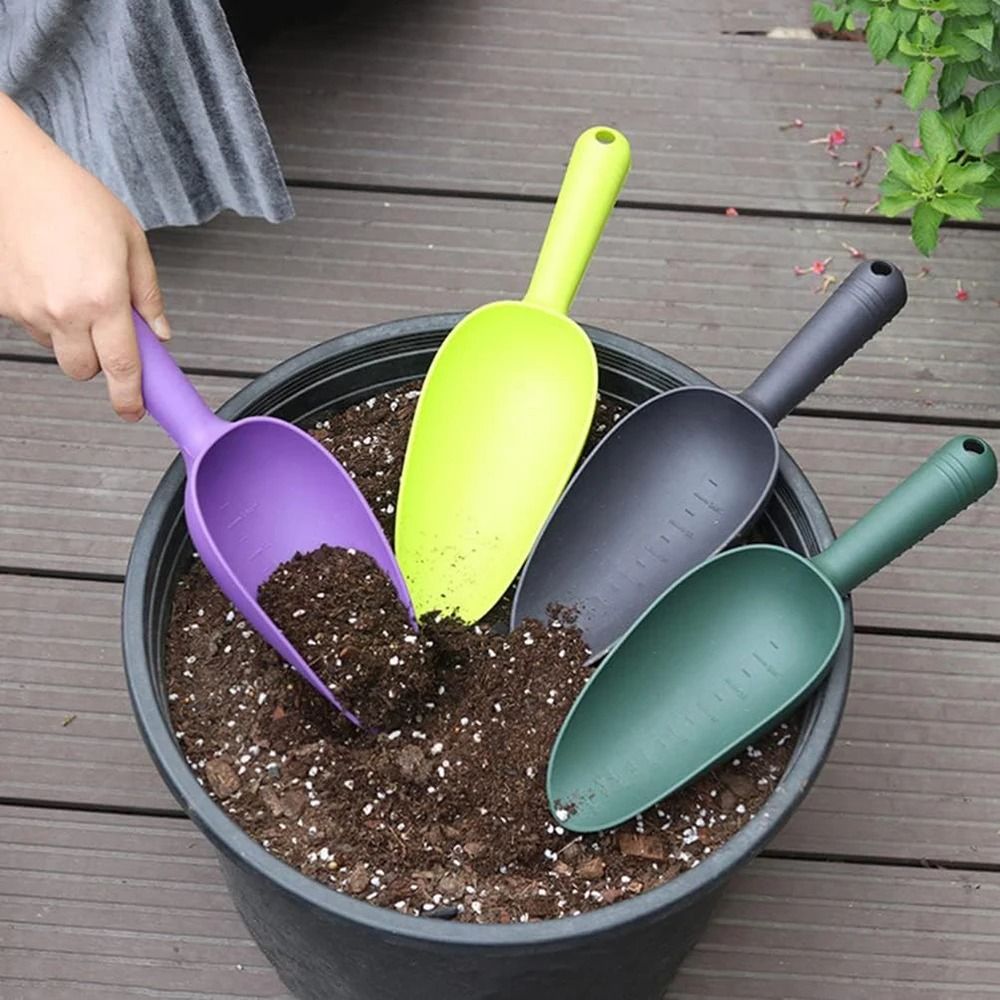 Multi Function Garden Hand Trowel Heavy Duty Soil Scoop For Planting, Digging, And Pet Food green