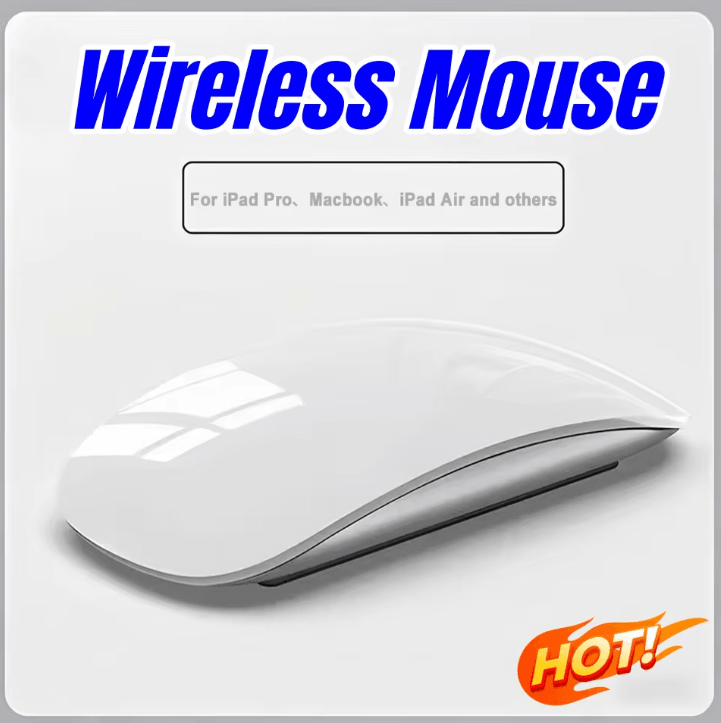 AeroTouch Pro Wireless Bluetooth Rechargeable Touch Mouse (Dual Mode Silent, Slim Ergonomic For PC & MacBook) green