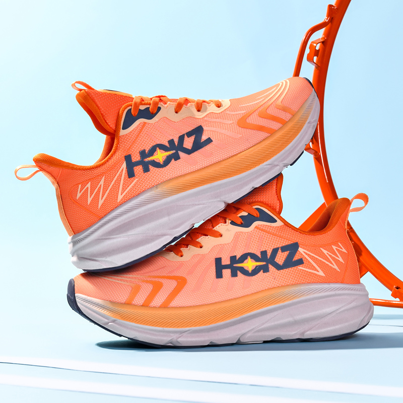 New Men Running Shoes, Breathable Sports Sneakers With Cushioning And Non Slip Sole 4.5 black White