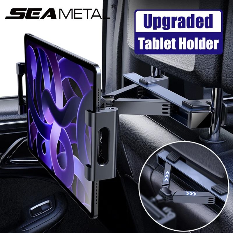 Telescopic Car Headrest Mount Anti Shake Tablet And Phone Holder Telescopic Car Headrest Mount Anti Shake Tablet And Phone Holder