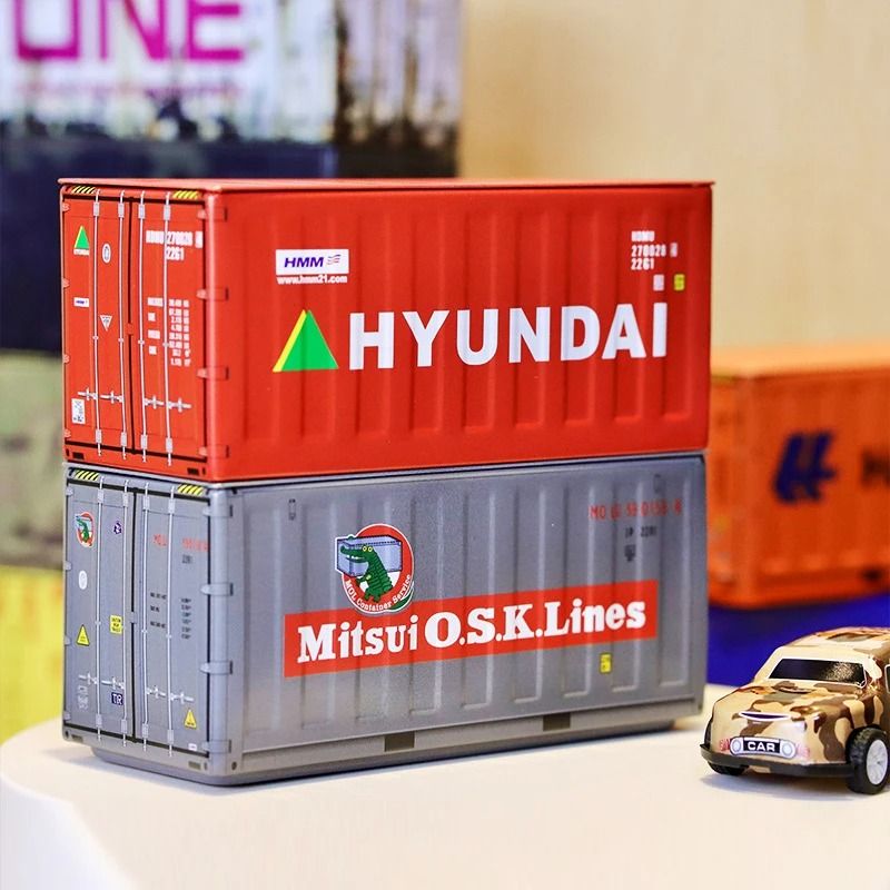 Creative Iron Tin Storage Box Compact Desktop Organizer 07