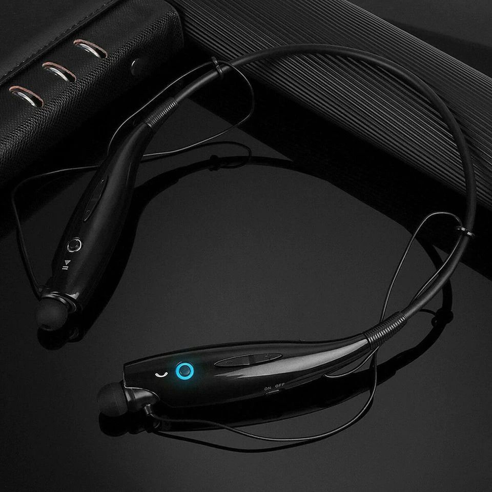 Bluetooth Neckband Wireless Headphones With Mic & Stereo Earbuds Comfortable, Sweatproof Headset Bluetooth Neckband Wireless Headphones With Mic & Stereo Earbuds Comfortable, Sweatproof Headset
