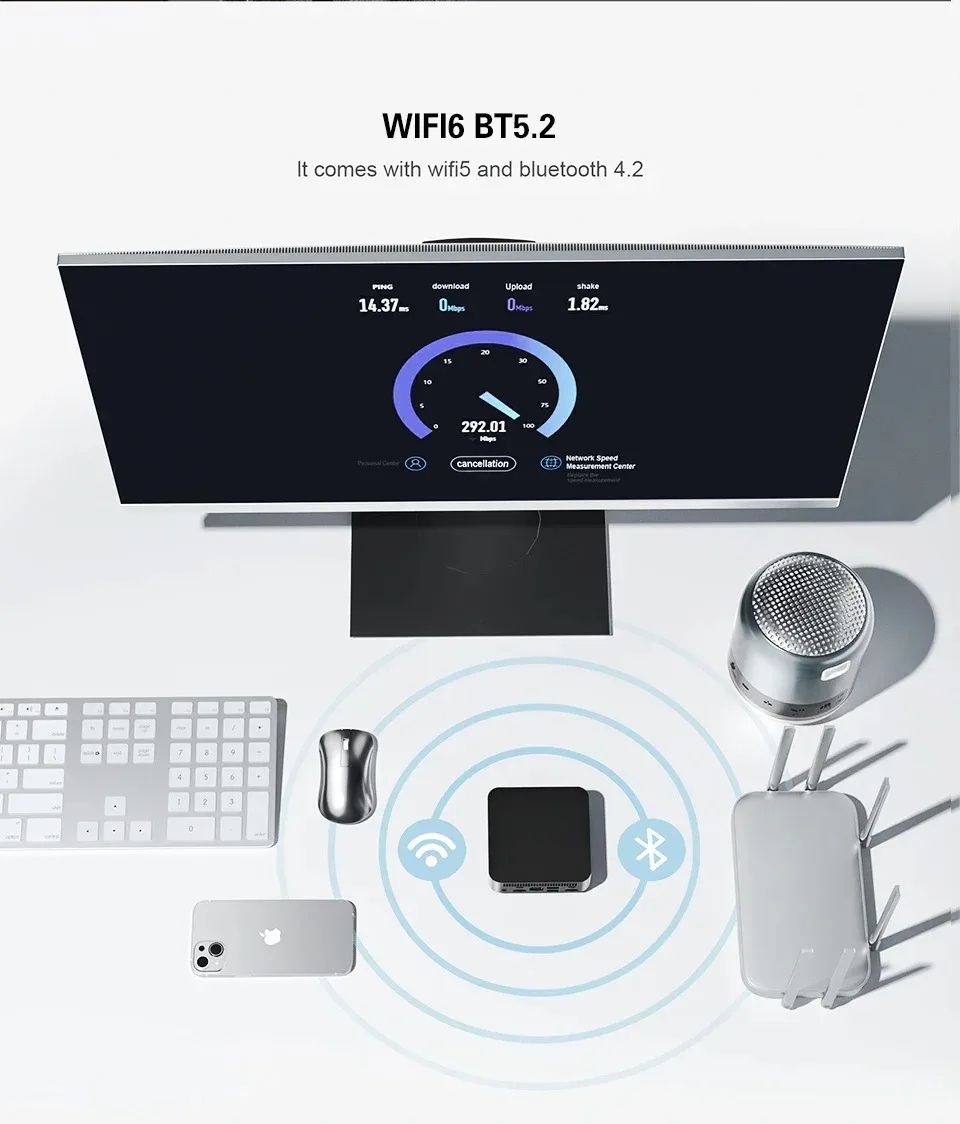 Intel I9 Windows 11 Pro Mini PC 12GB RAM 512GB SSD WiFi 6 Compact Desktop Computer intel I9 10980hk 16gb Ram 256g