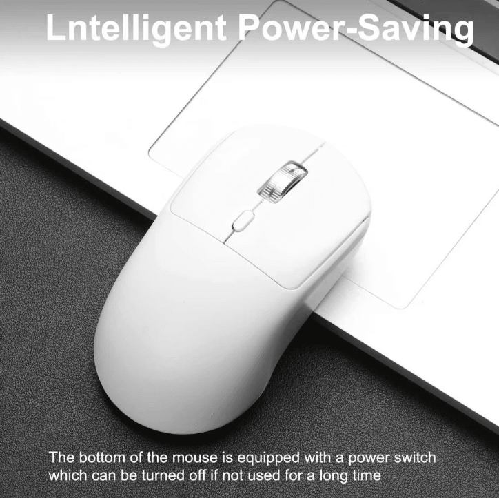 ZenithPro 2.4G USB Wireless Mouse Adjustable DPI Optical For PC, Laptop & Desktop white And Otg