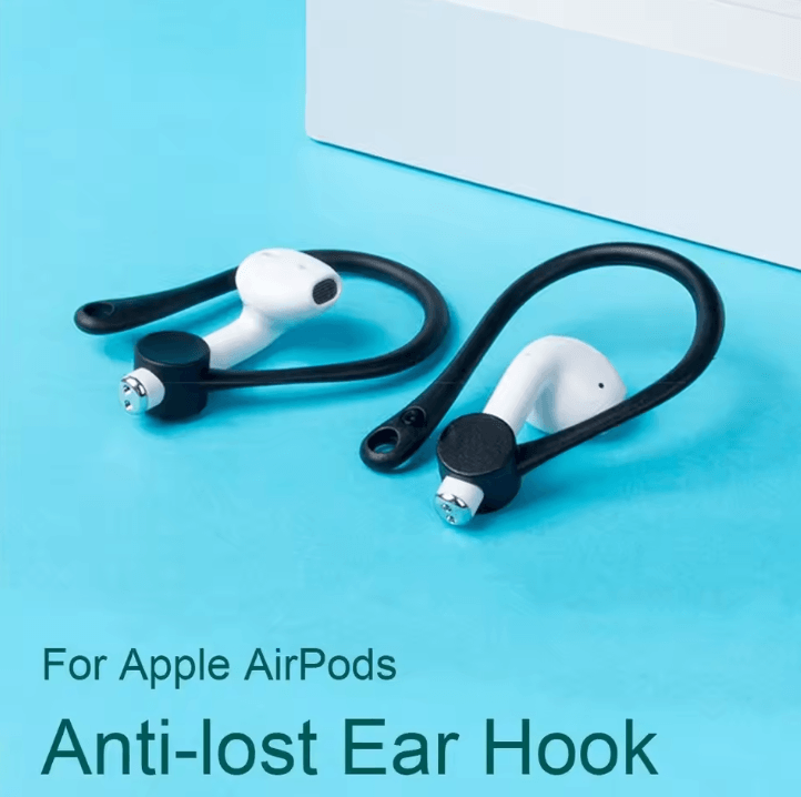 Silicone Anti Loss Ear Hooks For AirPods Secure Fit Protective Earphone Holders yellow