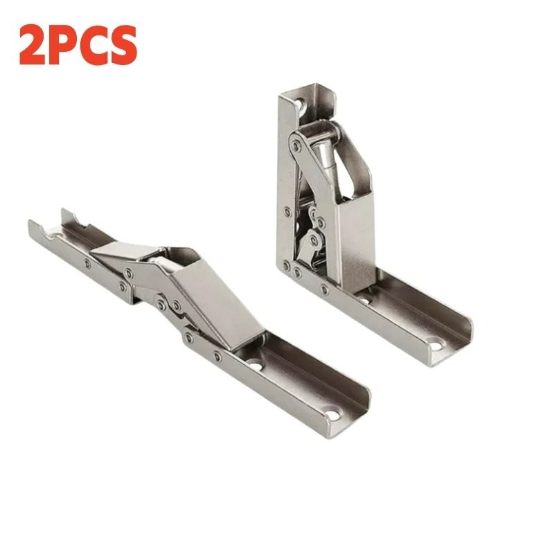 FlexFold 90 Degree Folding Shelf Hinge Set With Hidden Bracket Support FlexFold 90 Degree Folding Shelf Hinge Set With Hidden Bracket Support