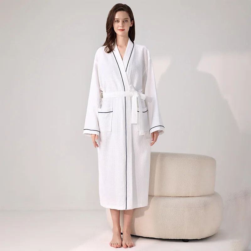 High Quality Hotel Cotton Bathrobe white xl