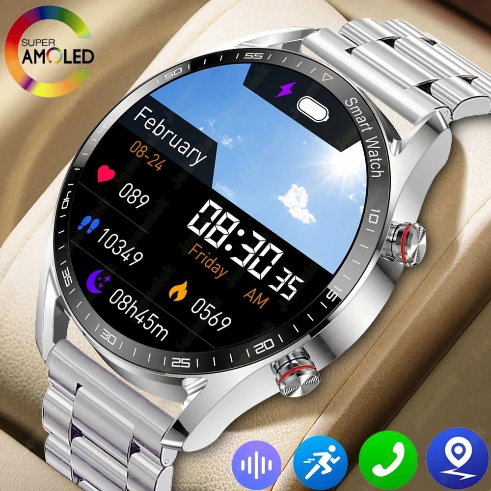 Business HD Full Screen Smartwatch silver
