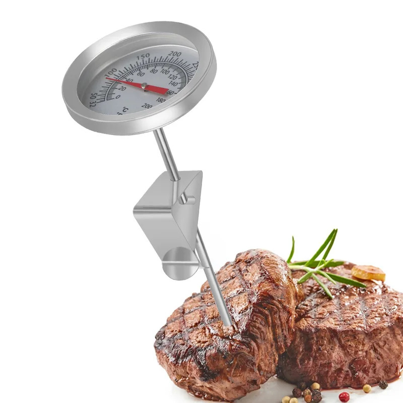 Stainless Steel Cooking Temperature Meter, Kitchen Tools Probe Thermometer, Milk Coffee Food Meat Gauge Stainless Steel Cooking Temperature Meter, Kitchen Tools Probe Thermometer, Milk Coffee Food Meat Gauge