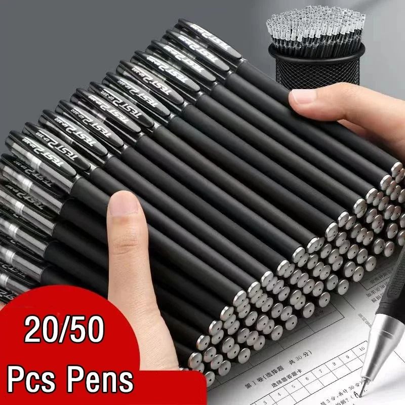 Bulk Gel Pen Set 20 50 Pcs Professional Black, Blue, And Red Writing Pens For School And Office 20 Mix Pen b