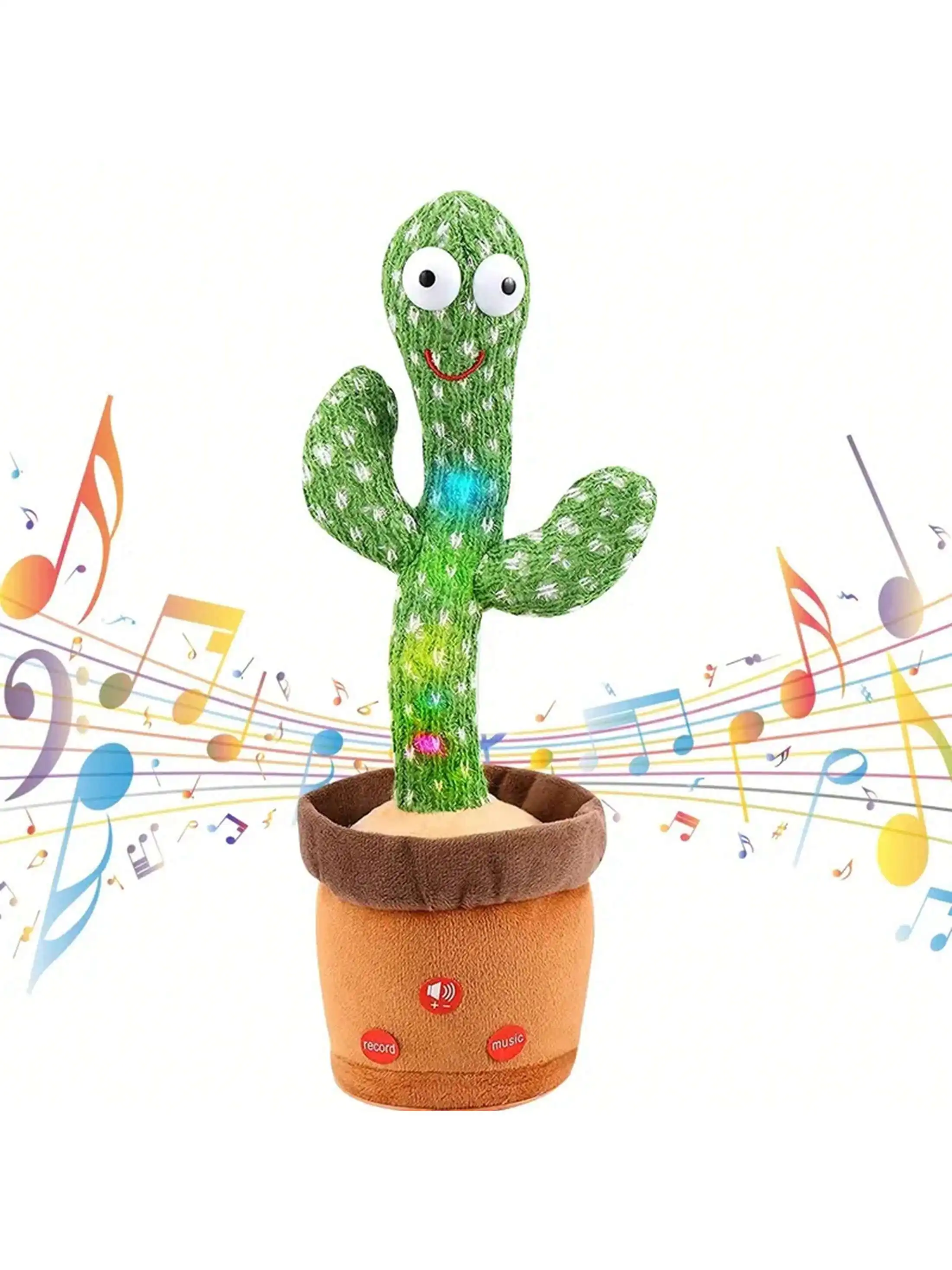 Dancing Talking Cactus Toy For Babies Mimicking, Singing, And Dancing Plush Toy For Kids Dancing Talking Cactus Toy For Babies Mimicking, Singing, And Dancing Plush Toy For Kids