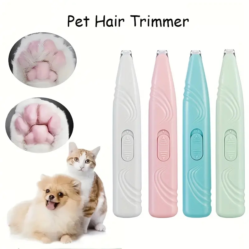 Electric Pet Shaver Clipper For Cats And Dogs, Shave Foot Hair, Buttocks & Eyes Hair blue
