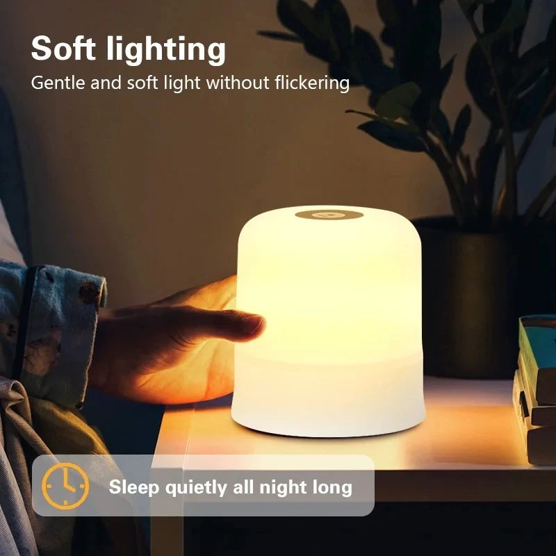 Rechargeable Touch LED Night Lamp rgb