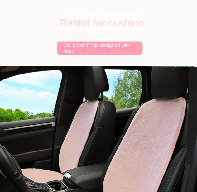 Winter Plush Car Seat Cushion Thick Velvet Warm Seat Pad backrest 1pcs