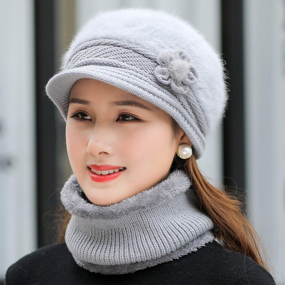 Plush Fur Lined Hat And Scarf Set For Cozy Wind Blocking Winter Comfort beige