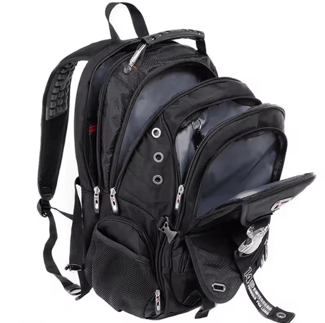 Voyager 40L Waterproof Oxford Laptop Backpack Large Capacity 17 Inch Travel & School Rucksack green