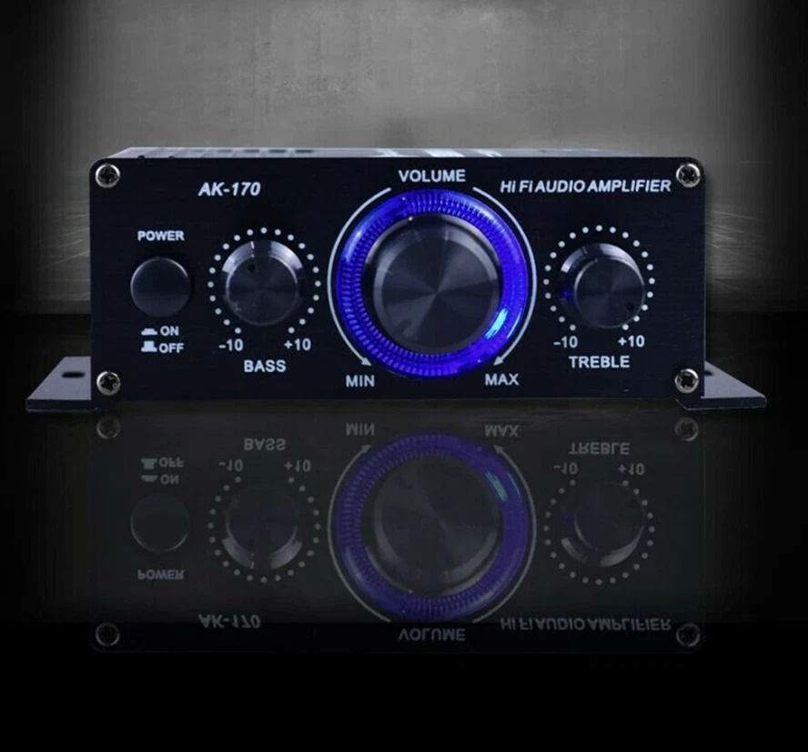 Audio Amplifier HiFi Bass Amp For Car & Home Use Audio Amplifier HiFi Bass Amp For Car & Home Use