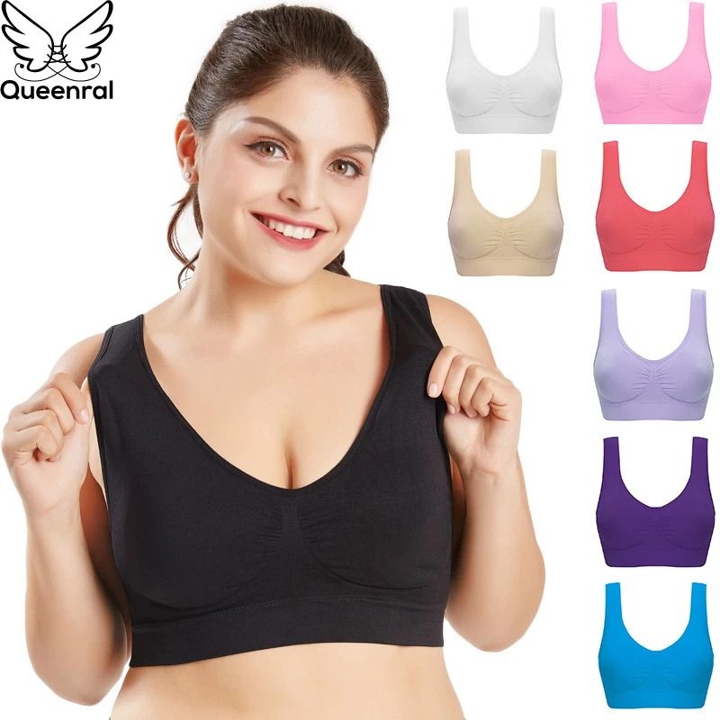 Seamless Push Up Comfort Bra Vest light Purple 4xl