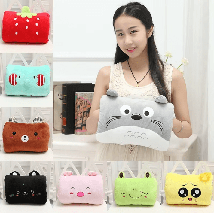 HeroNap Plush Arm Pillow Cute Cartoon Hand Warmer Sleep Cushion For Kids baby Elephant