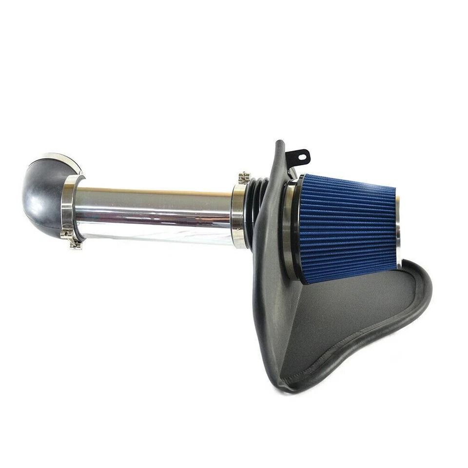 Cold Air Intake + Heat Shield For Challenger Charger Blue, Enhanced Engine Power Cold Air Intake + Heat Shield For Challenger Charger Blue, Enhanced Engine Power