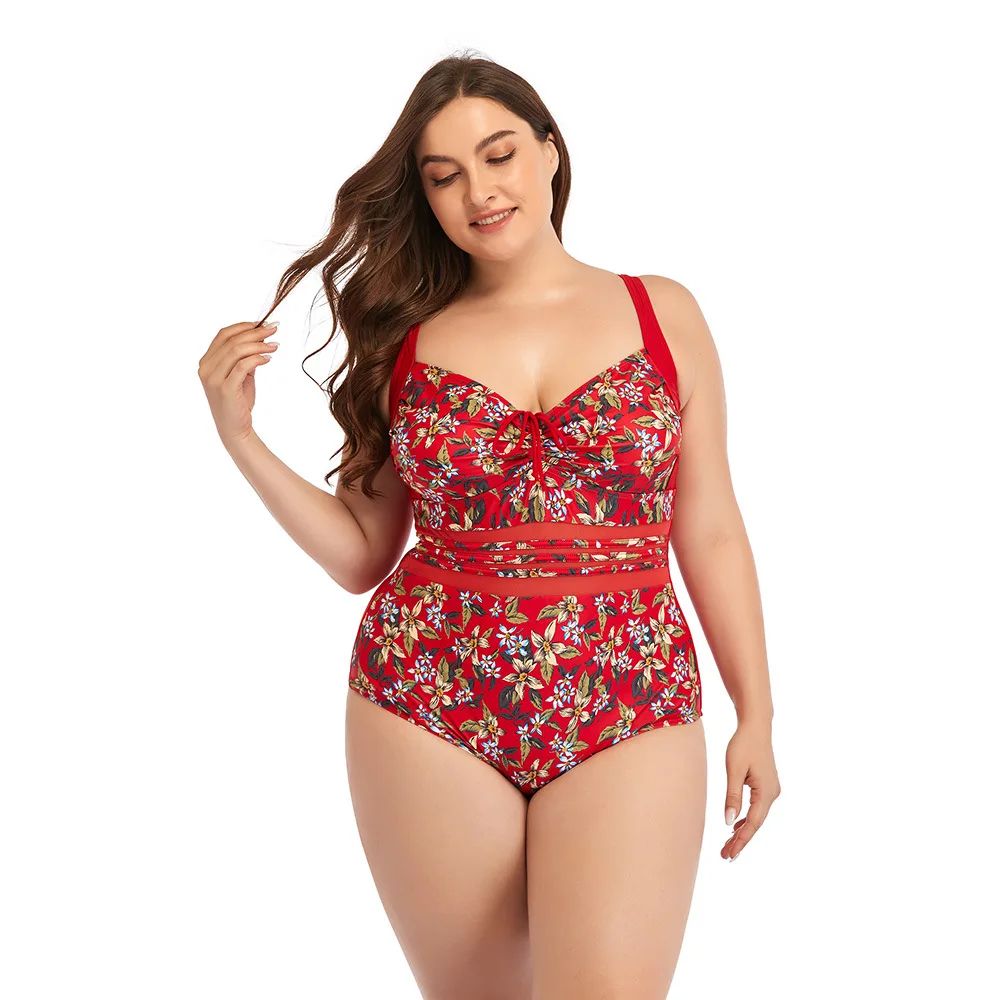 Plus Size Sexy One Piece Swimsuit For Women black m