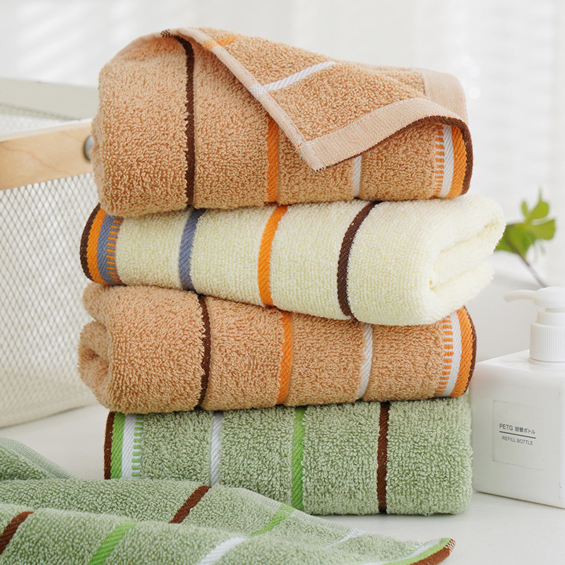 Thickened Cotton Bathroom Hand Towels For Adults Super Absorbent For Home, Travel, And Hotels yellow