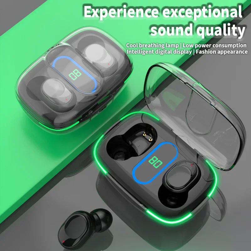 TWS Bluetooth Wireless Headset Sport Stereo Earbuds For Active Lifestyles green