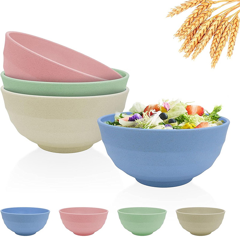 Lightweight Unbreakable Wheat Straw Cereal Bowls Set For Soup Salad Snack Noodle And Fruit Lightweight Unbreakable Wheat Straw Cereal Bowls Set For Soup Salad Snack Noodle And Fruit