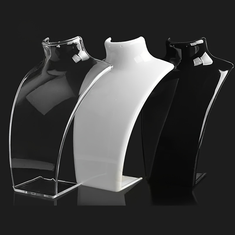 Portrait Jewelry Rack Earring Storage Stand For Necklace Pendant Simple Jewelry Display black