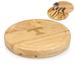 TOSCANA™ NCAA Circo Engraved Circulor Cutting Cheese Tray Wood in Brown | Wayfair 854-00-505-553-0