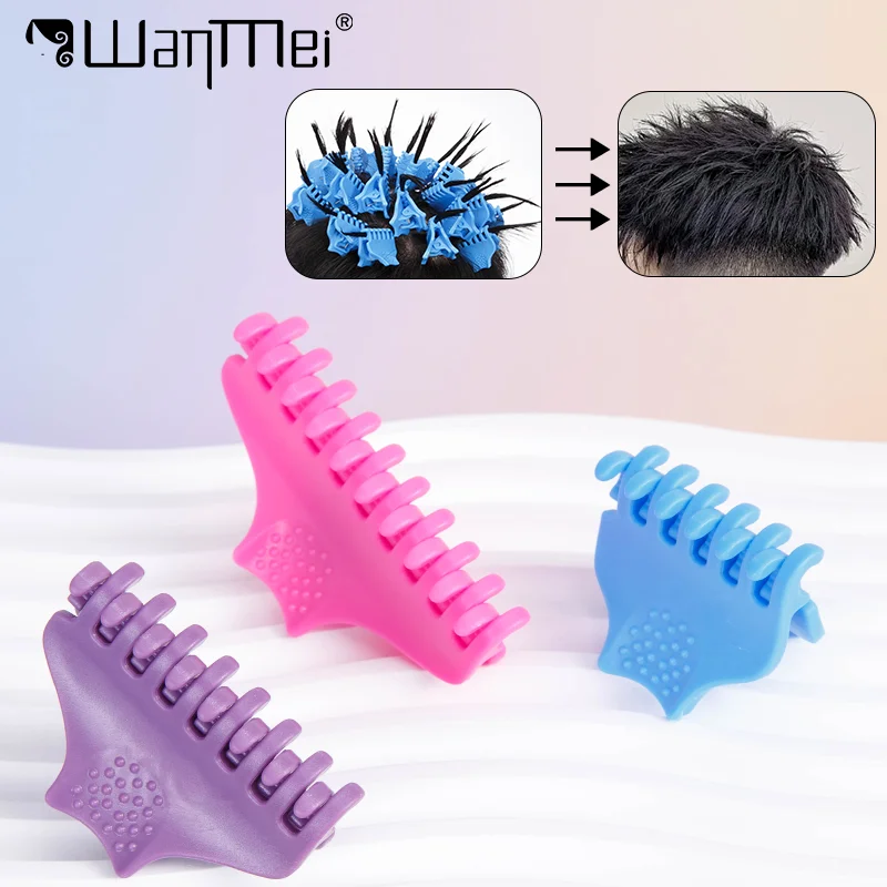 25 teile/satz Haar Dauerwelle Clip Heatless Styling Klaue Clips Set Griffe Flauschigen Volumizing Curling Werkzeug Friseur Salon Schönheit Zubehör Image