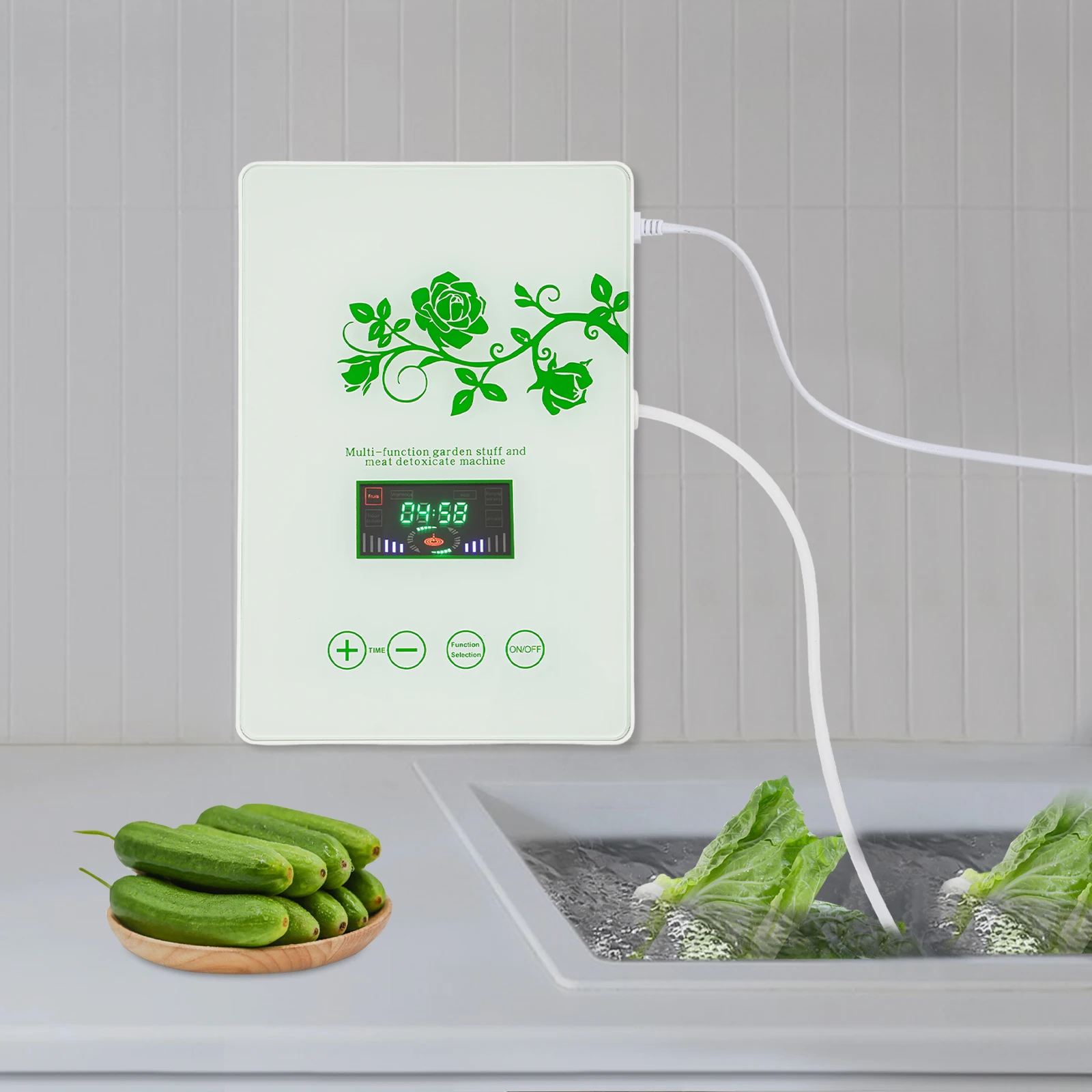 8-12W Moderner Gemüse-Ozonsterilisator, Gemüse-Ozongenerator, Ozonmaschine zur Reinigung von Obst und Gemüse Image