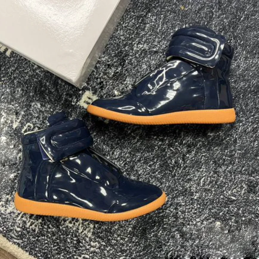 Mix Farbe Leder High Top Sneakers Mann Stiefel Outdoor Aktivität Mode Täglich Casual Schuhe Zapatillas Hombre Chaussure Größe 47