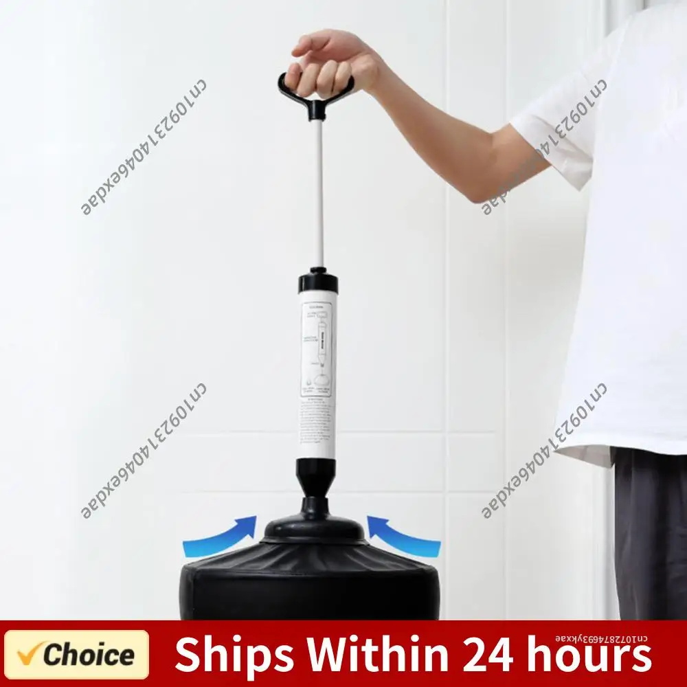 Leistungsstarker Badewannenreiniger, Luftdruck-Toilettenreiniger, Hochdruck-Badezimmer-Vakuum-Duschpumpe, Manuelle Spülpumpe mit Saugnäpfen Image