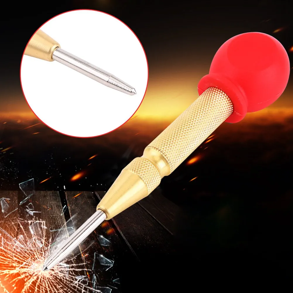 Automatischer Zentrierpunktstempel mit HSS-Spitze, Schutzvorrichtung, Metallbearbeitungs- und Markierungswerkzeug Image