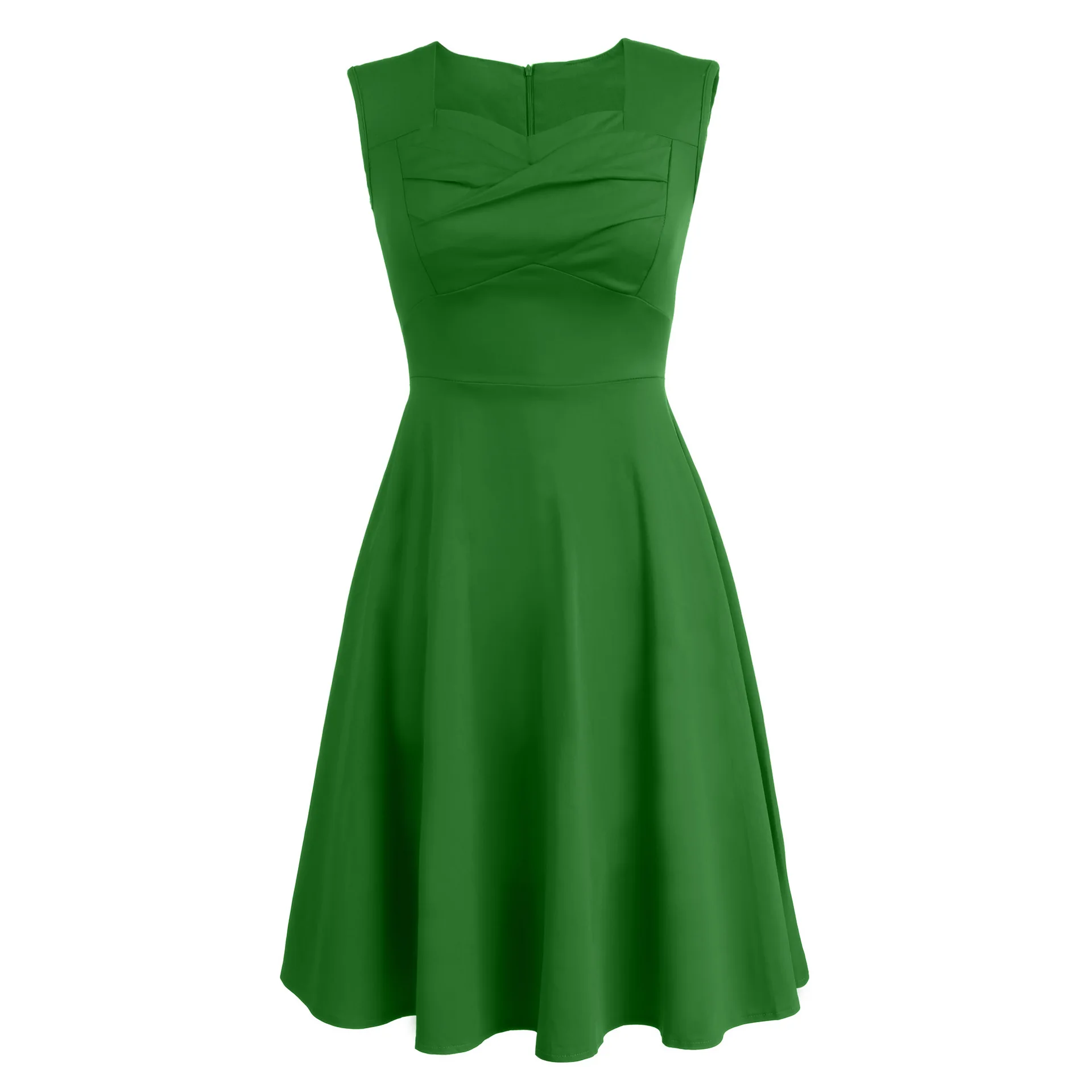 Vintage-Kleid für Damen, ärmellos, große Schaukel, sexy Partykleid, S-3XL