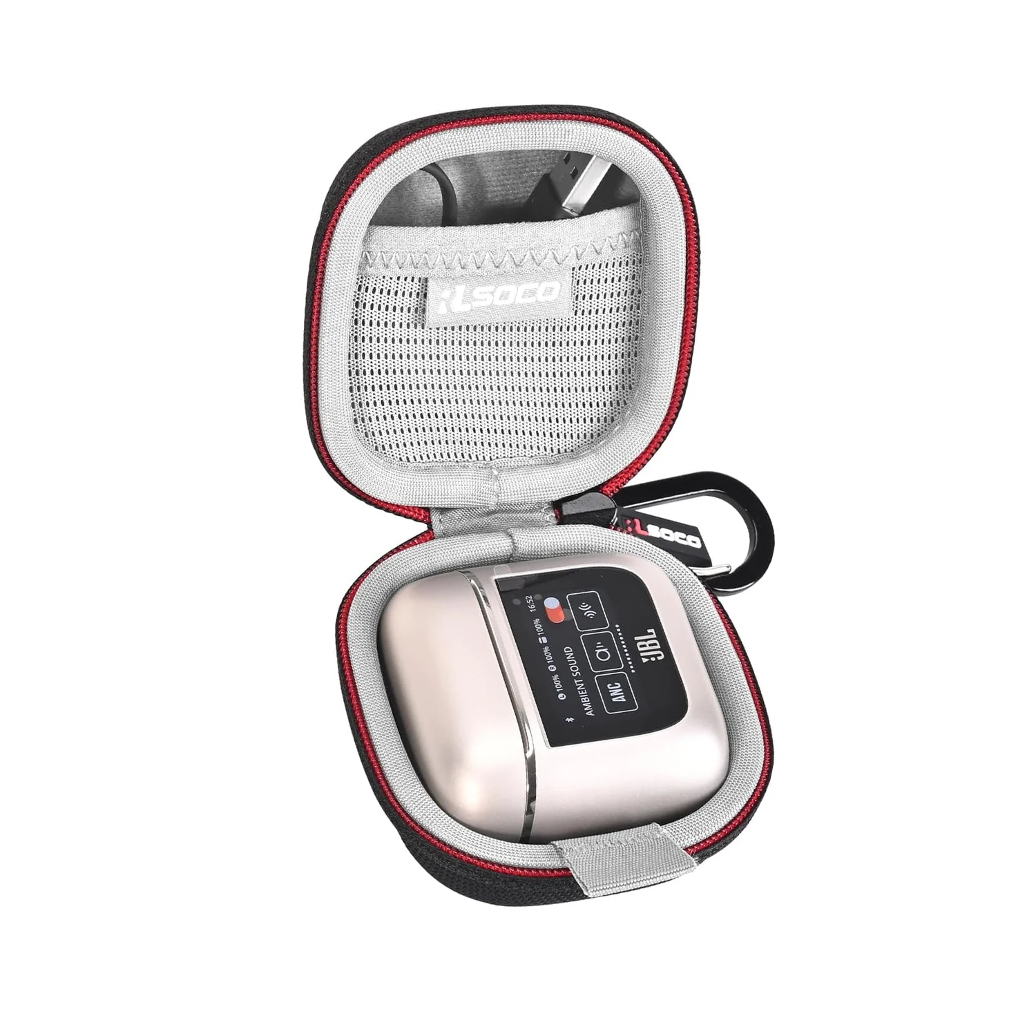 Hartschalenkoffer passend für JBL Tour Pro 2/Tour Pro 3, echte kabellose Ohrhörer mit Geräuschunterdrückung (nur Gehäuse) Image