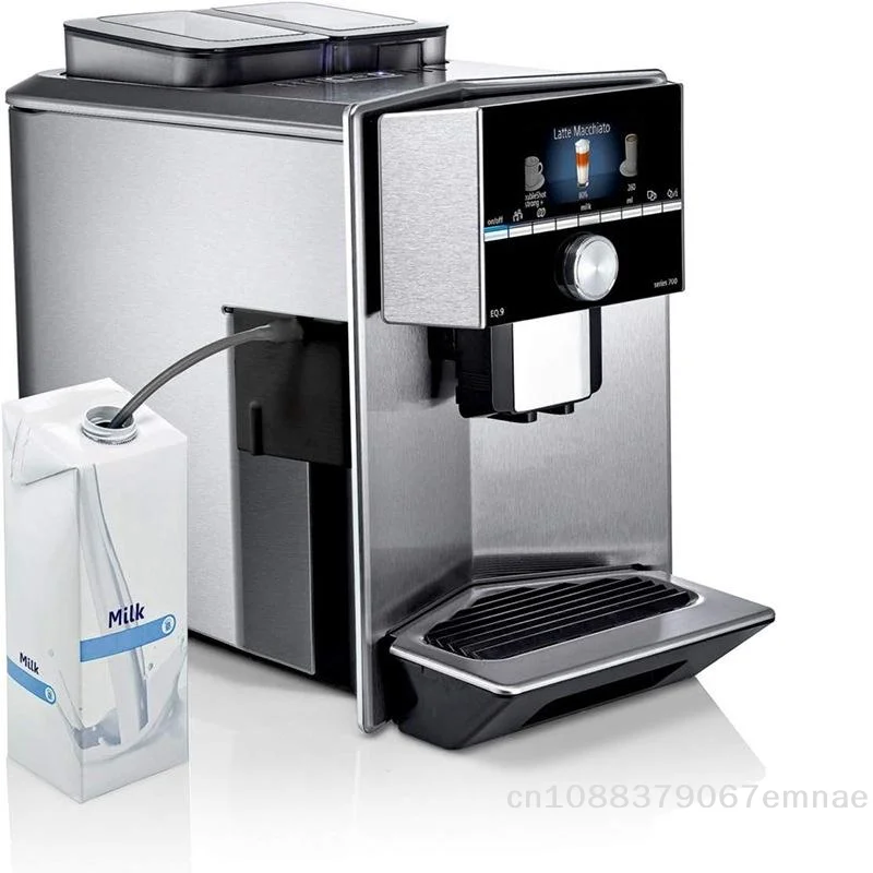 Siemens EQ-Serie Kaffeemaschinen-Milchaufschäumer-Adapter-Set, 1 Set mit Schlauchanschluss, spülmaschinenfest, für Latte Cappuccino Image