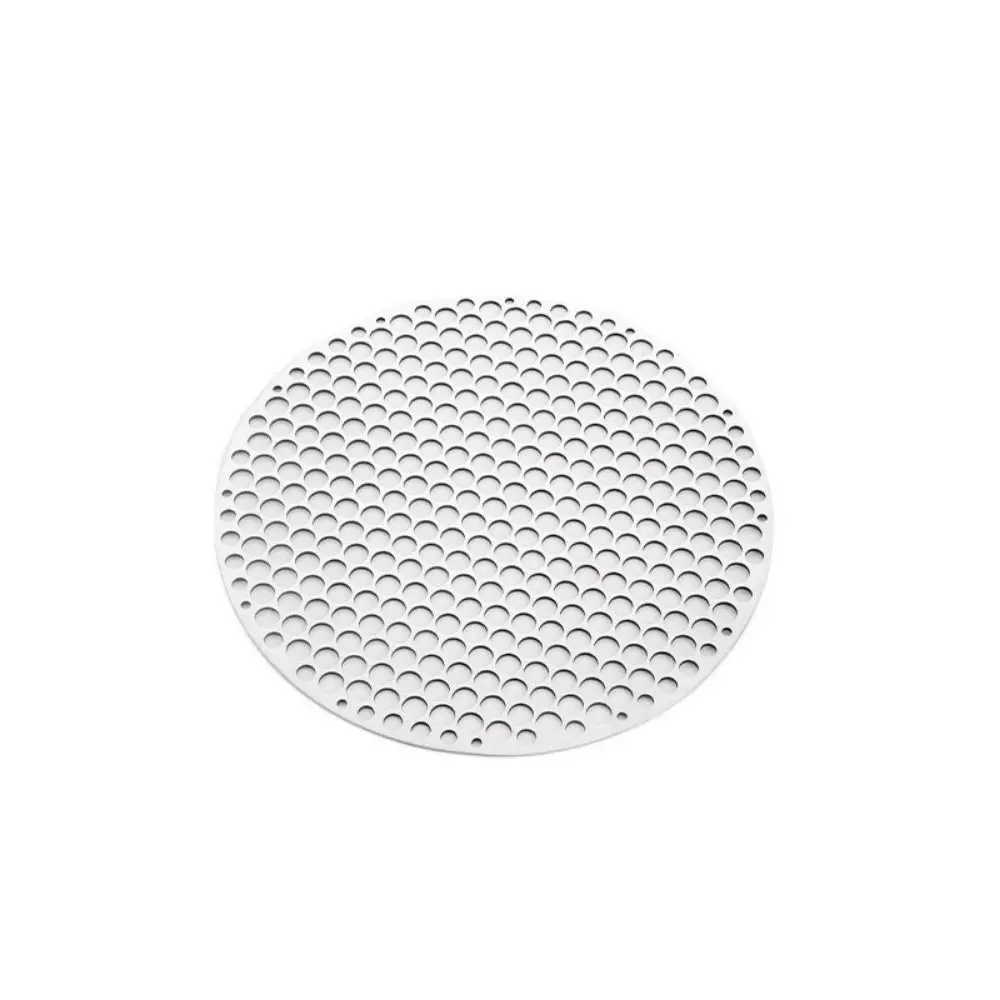 Einfaches Edelstahl-Grillgitter Rund 18-30cm Metall-Backrost Wiederverwendbar Rostfrei BBQ-Netzrost für Picknick