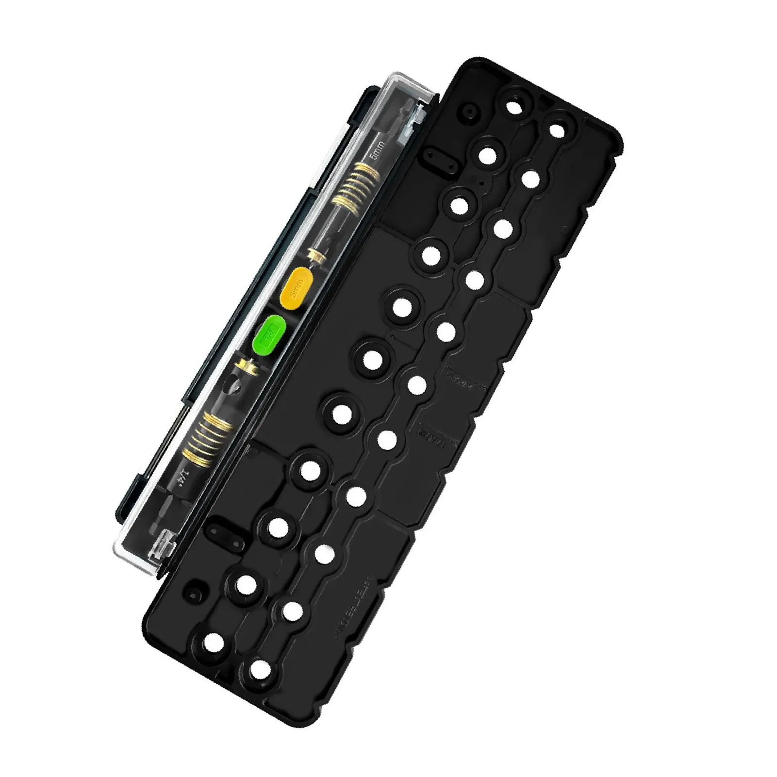 Regal-Lochschablonen-Set für Regal- und Schrankbeschläge, multifunktional, 1/4 Zoll (5 mm), präzise Regal-Lochschablonen für die Holzbearbeitung Image