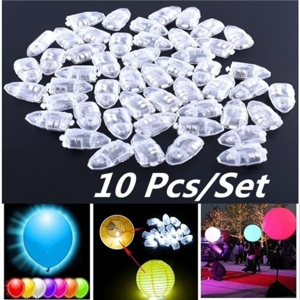 10 Stück/Set LED-Ballon-Lampen Dekorationsbeleuchtung für Weihnachten Party Hochzeit Geburtstag Heim-Deko Laternen-Zubehör Image