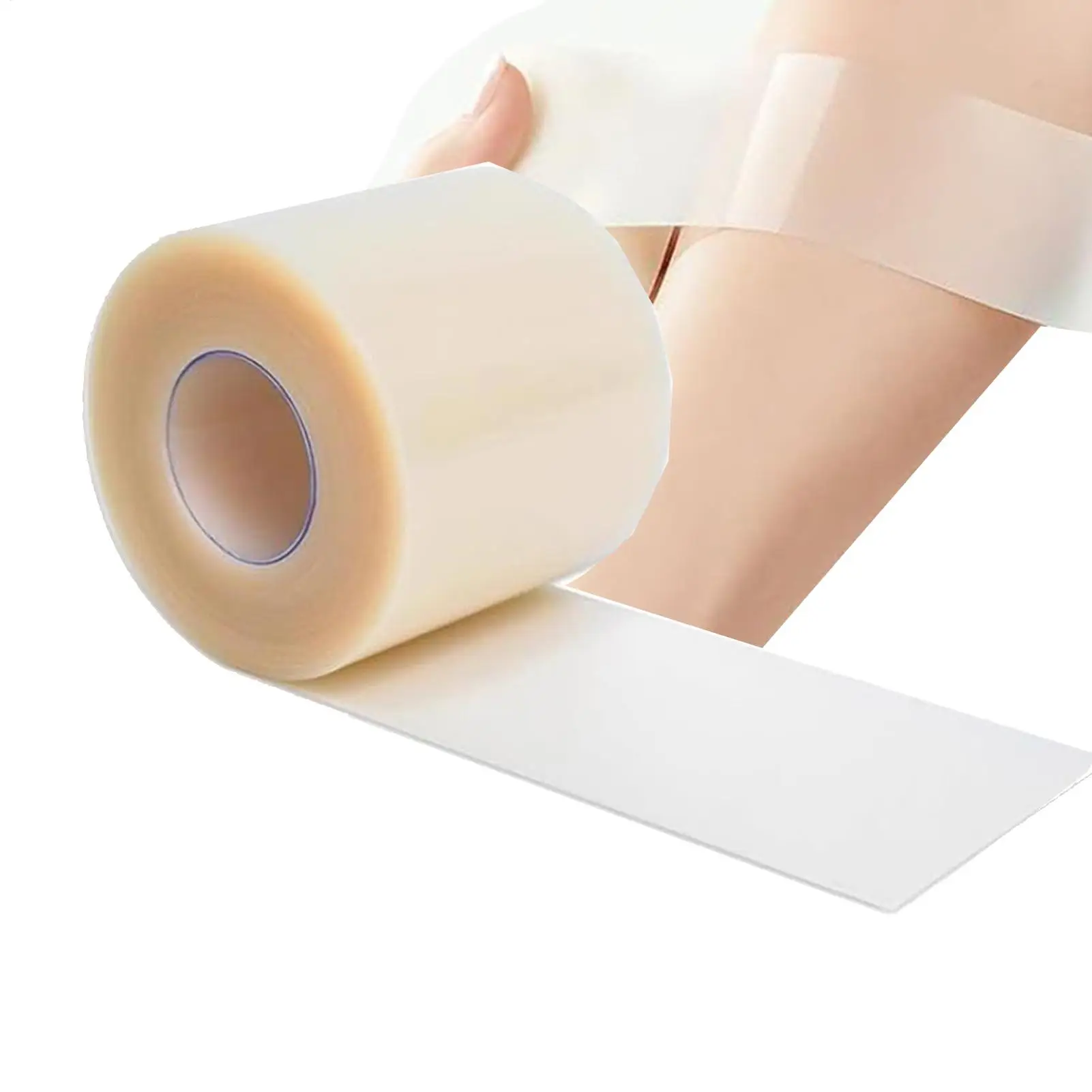 Hydrokolloid-Rolle, wasserfeste Pickelpflaster, saugfähiges, flexibles Klebeband, selbstklebender Verband für Blisterverbrennung, Pickelhaut, Ferse täglich Image